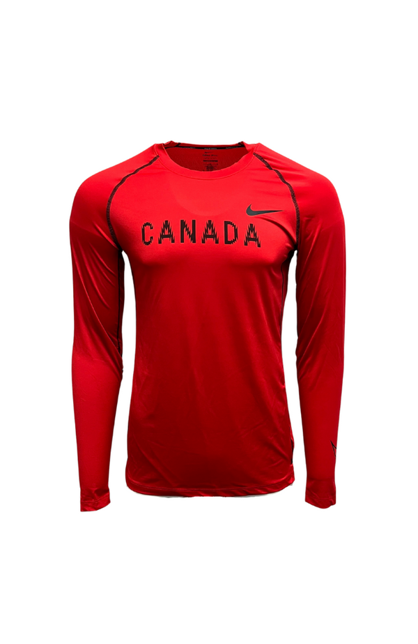 Men's Nike Athletics Canada Pro Long Sleeve Tee