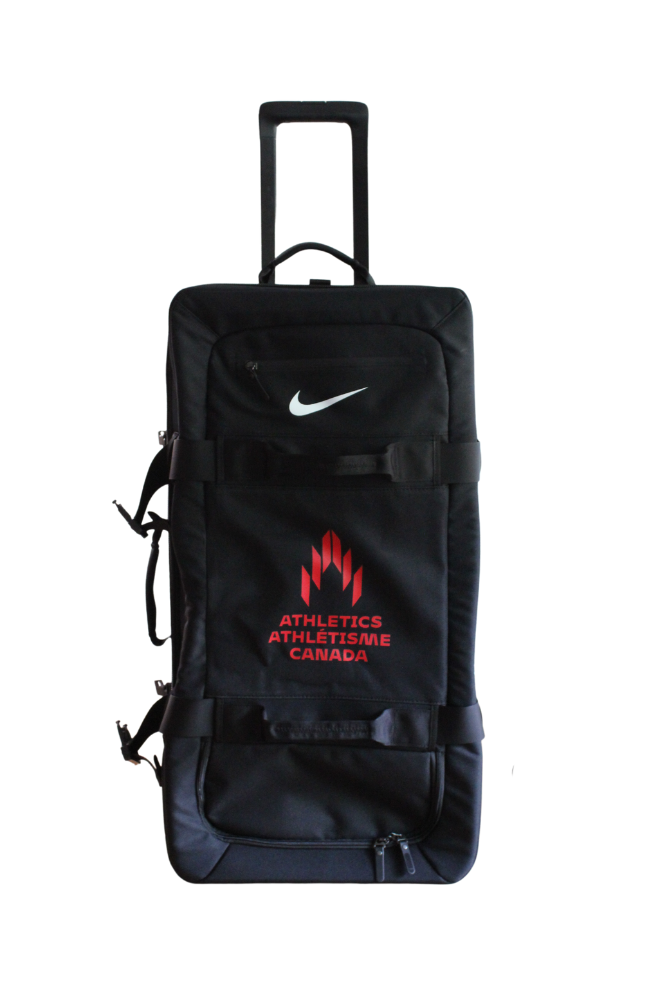 Nike wheeled duffel bag on sale
