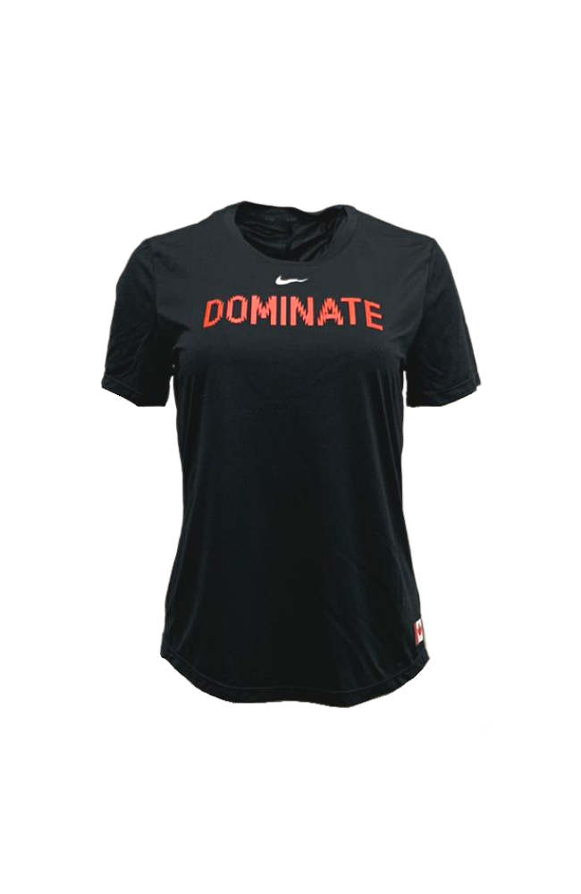 Women s Nike Canada Dominate DRI FIT Short Sleeve Tee