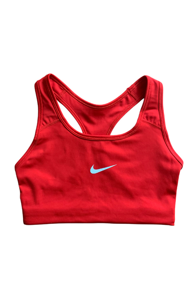 Nike Fluorescent Red Sports Bra