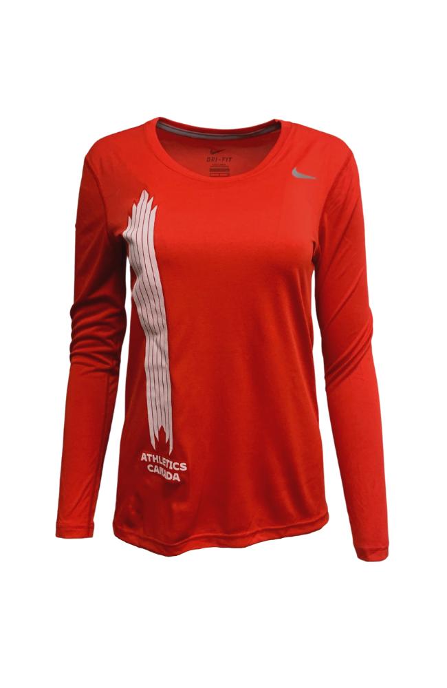 Women s Nike Legend Athletics Canada Long Sleeve Crew