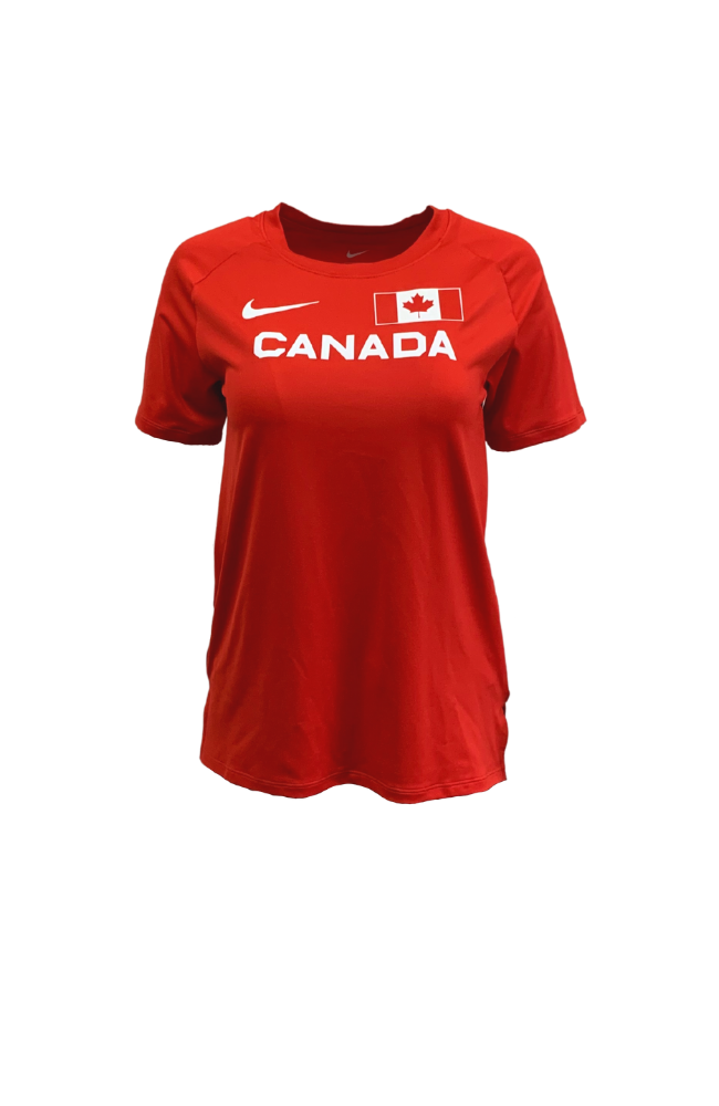 Women s Nike Canada National Team Warm Up Tee