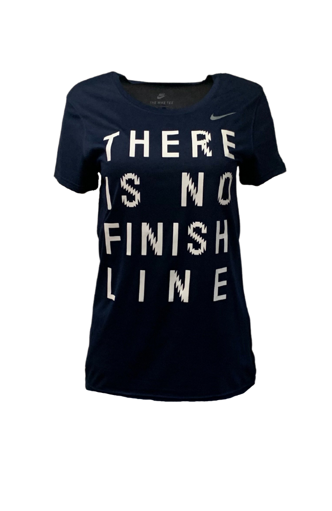 Women s Nike AC There Is No Finish Line Legend Short Sleeve Tee