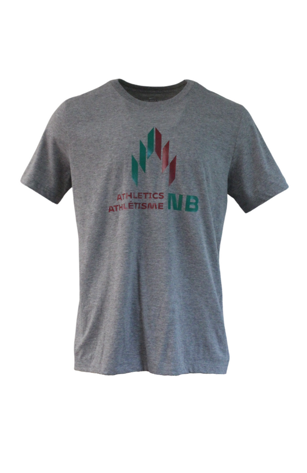 T-shirt en coton manches courtes Nike d’Athlétisme Nouveau-Brunswick pour hommes