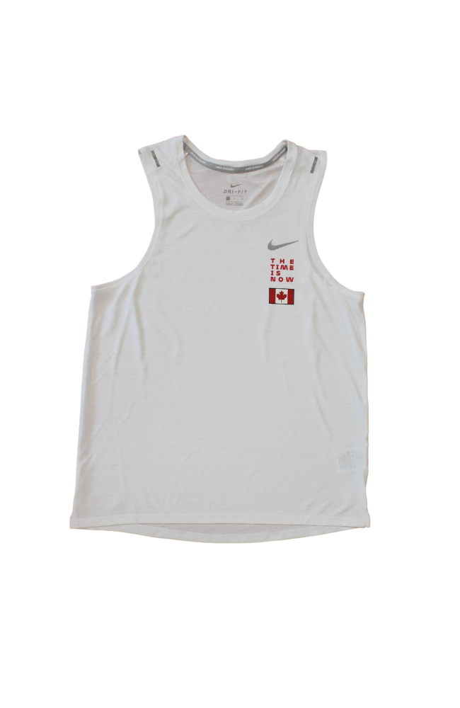 Men s Nike Canada The Time is Now Miler Tank