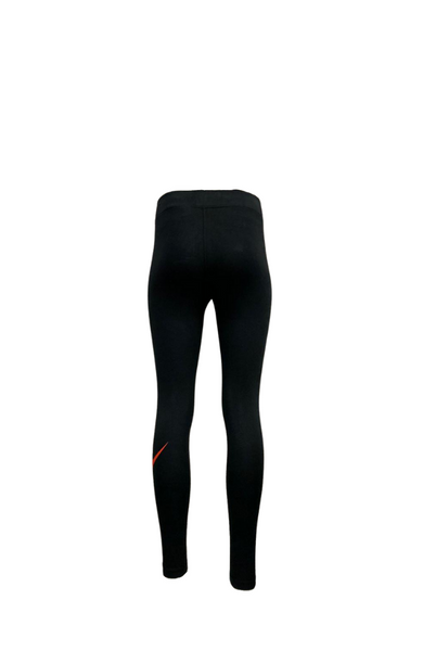Nike NSW Varsity Swoosh Leggings Size L Womens Tight Fit Black