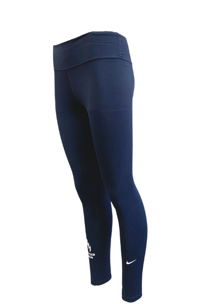 Nike Training One Dri-Fit mid rise leggings in polar blue