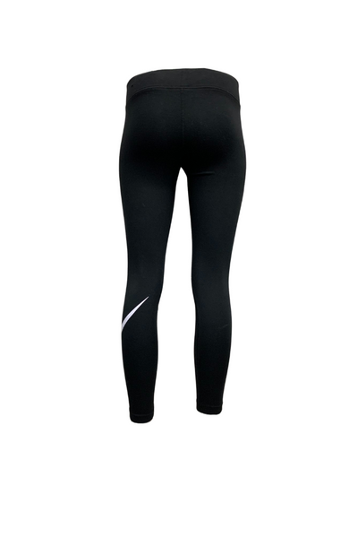 Nike Women's Mid-Rise Essential Swoosh Leggings Black XS at  Women's  Clothing store