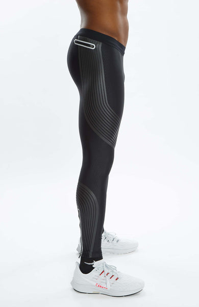 Nike Running tights FAST in black/ silver