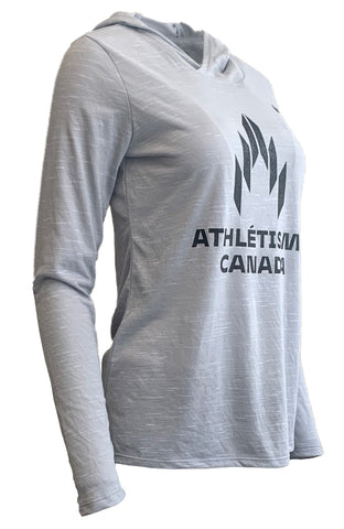 Women’s Nike Athlétisme Canada Legend Veneer Hooded Long Sleeve