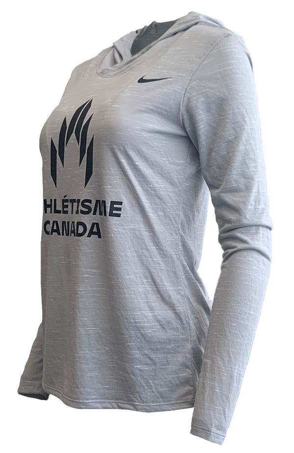 Chandail à manches longues avec capuchon Nike Legend Veneer pour femmes d’Athlétisme Canada