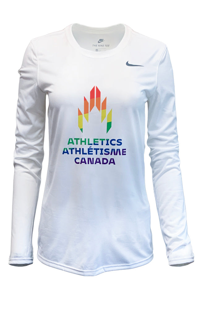 Women’s Nike Athletics Canada Pride Legend Long Sleeve Tee