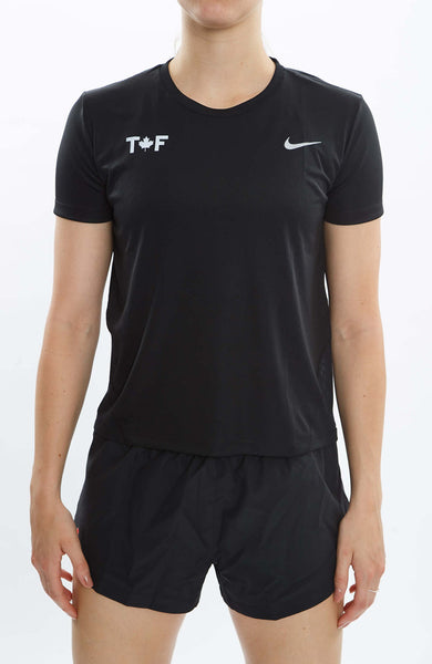Women's Nike Canada Track & Field Miler Short-Sleeve Running Top –  Athletics Canada