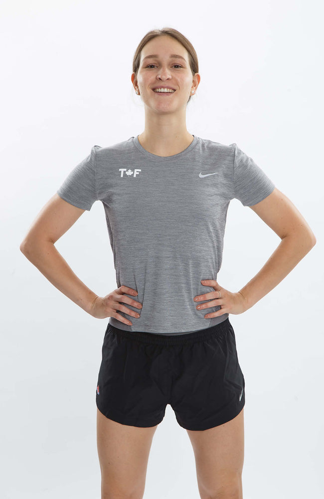 Women's Nike Canada Track & Field Miler Short-Sleeve Running Top –  Athletics Canada