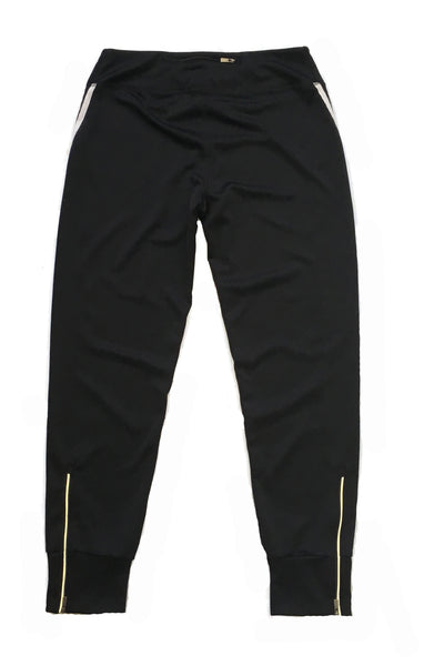 Nike Dri-Fit Women's size Medium Black Reflective Jogger Pants with Leg  Zips