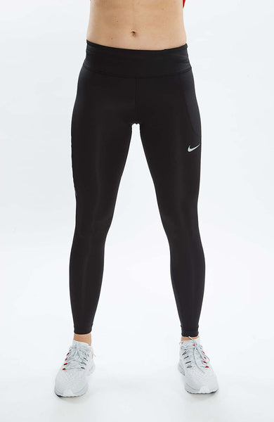 NWT Nike Women's Speed Icon Clash 7/8 Running Tights Pants CJ1932 010 BLACK  XS